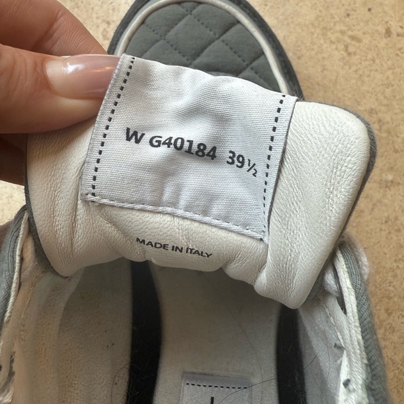 Chanel Gray and Black Sneakers - Picture 2 of 2